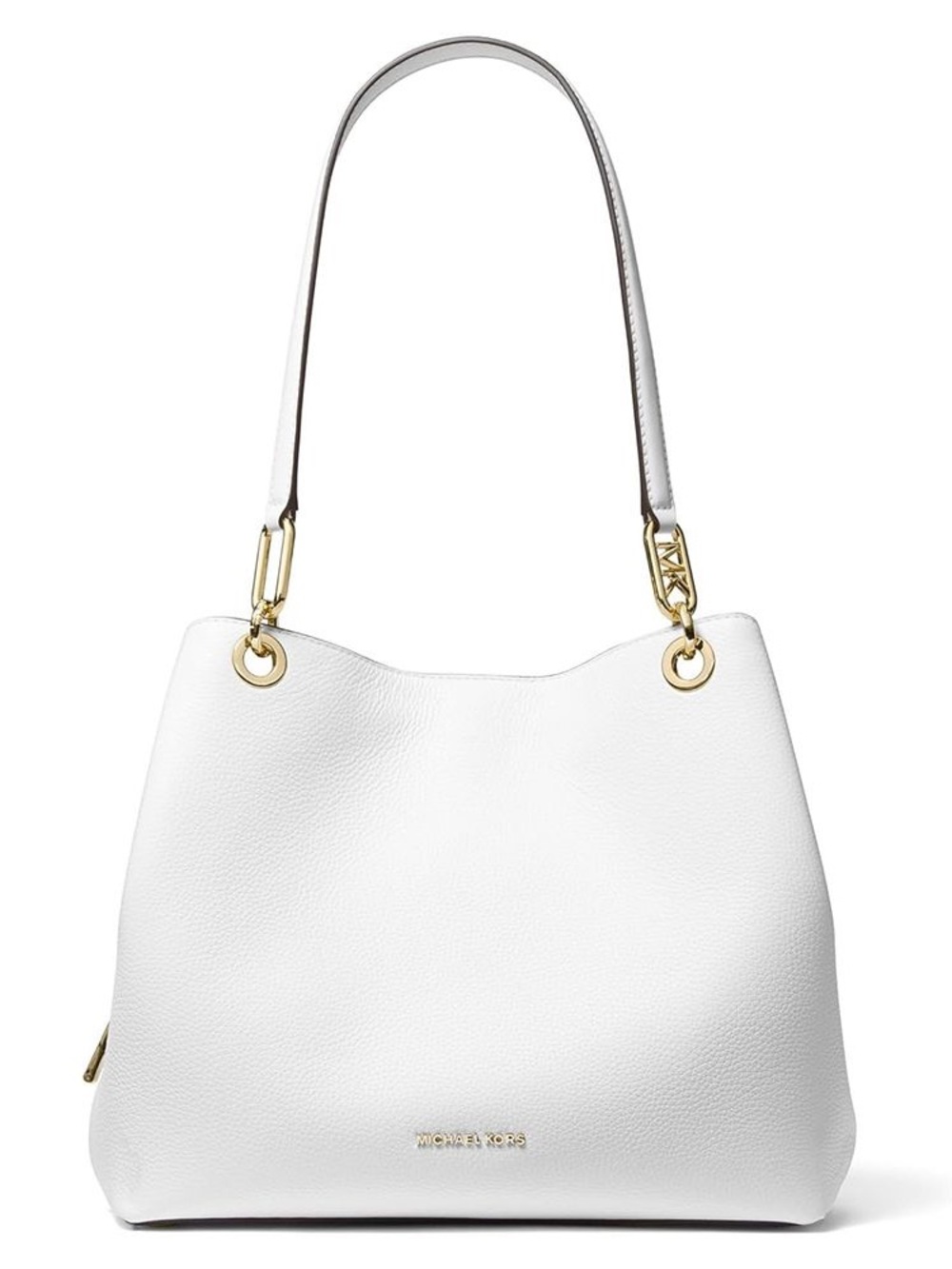 Michael Kors Brooke Pebbled Leather Shoulder Tote